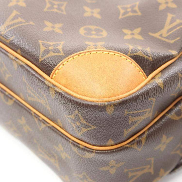 Pre Owned Louis Vuitton Brown Monogram Canvas Nile Shoulder Bag