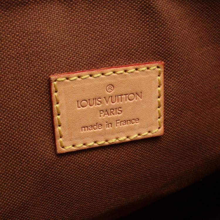 Pre Owned Louis Vuitton Brown Monogram Canvas Pochette Bosphore Crossbody Bag