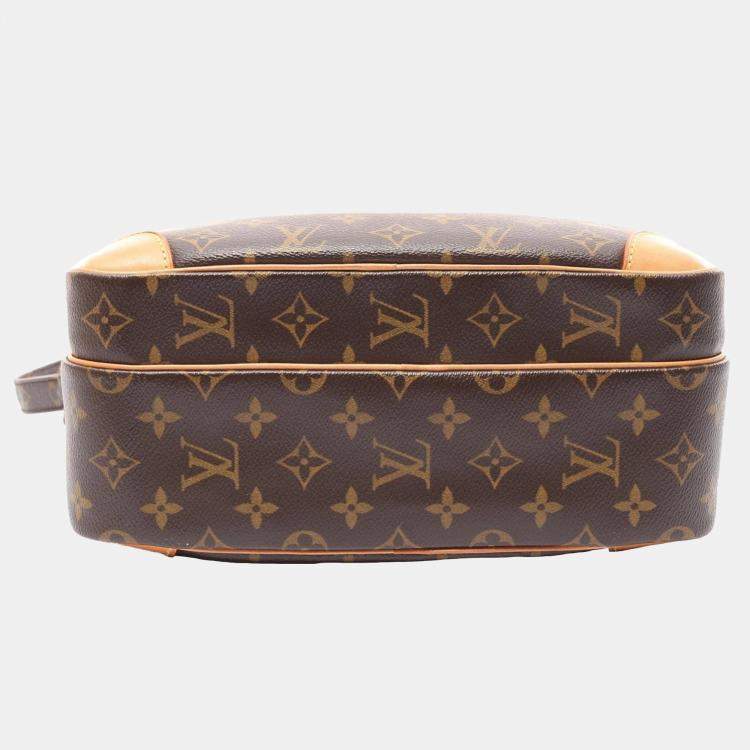 Pre Owned Louis Vuitton Brown Monogram Canvas Nile Shoulder Bag