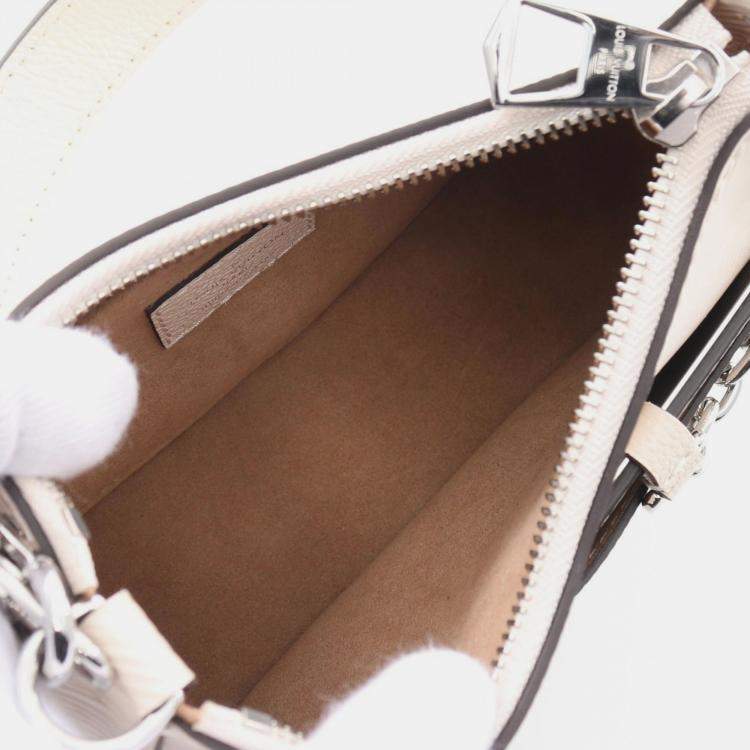 Pre Owned Louis Vuitton Beige Epi Quartz LV Marellini Shoulder Bag
