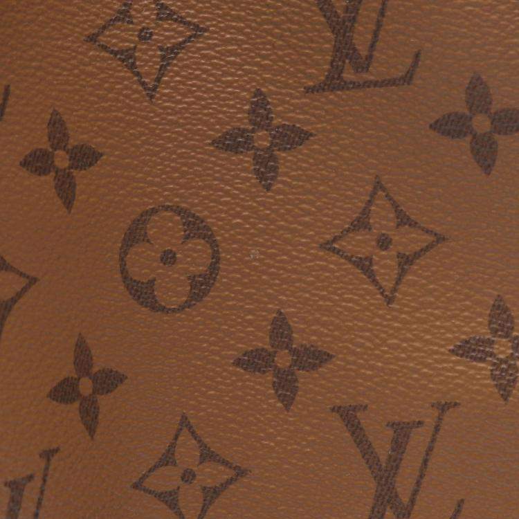 Pre Owned Louis Vuitton Brown Monogram Giant Reverse On-The-Go GM Shoulder Bag