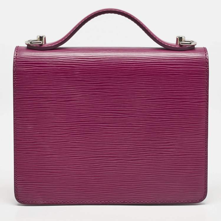 Pre Owned Louis Vuitton Grenade Epi Leather Monceau BB Bag