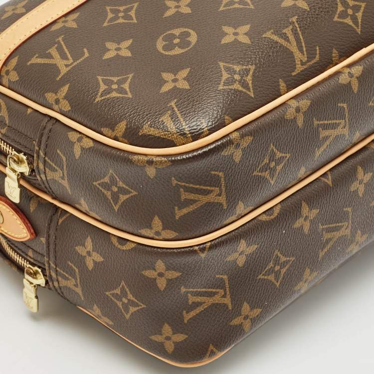 Pre Owned Louis Vuitton Monogram Canvas Reporter PM Bag