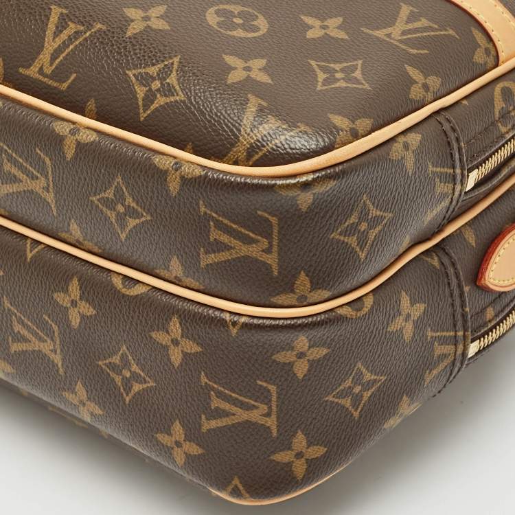 Pre Owned Louis Vuitton Monogram Canvas Reporter PM Bag