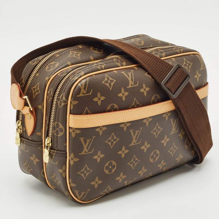 Pre Owned Louis Vuitton Monogram Canvas Reporter PM Bag