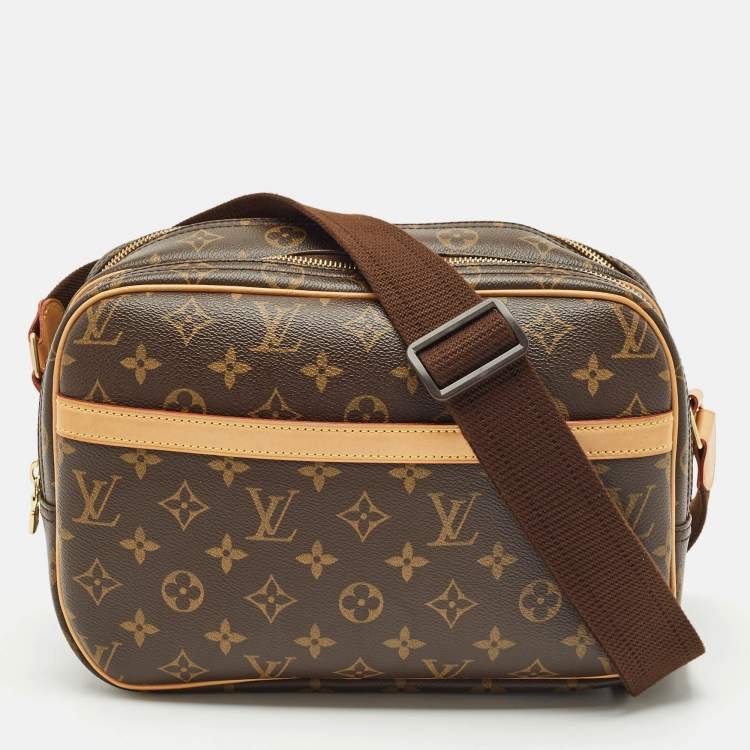 Pre Owned Louis Vuitton Monogram Canvas Reporter PM Bag