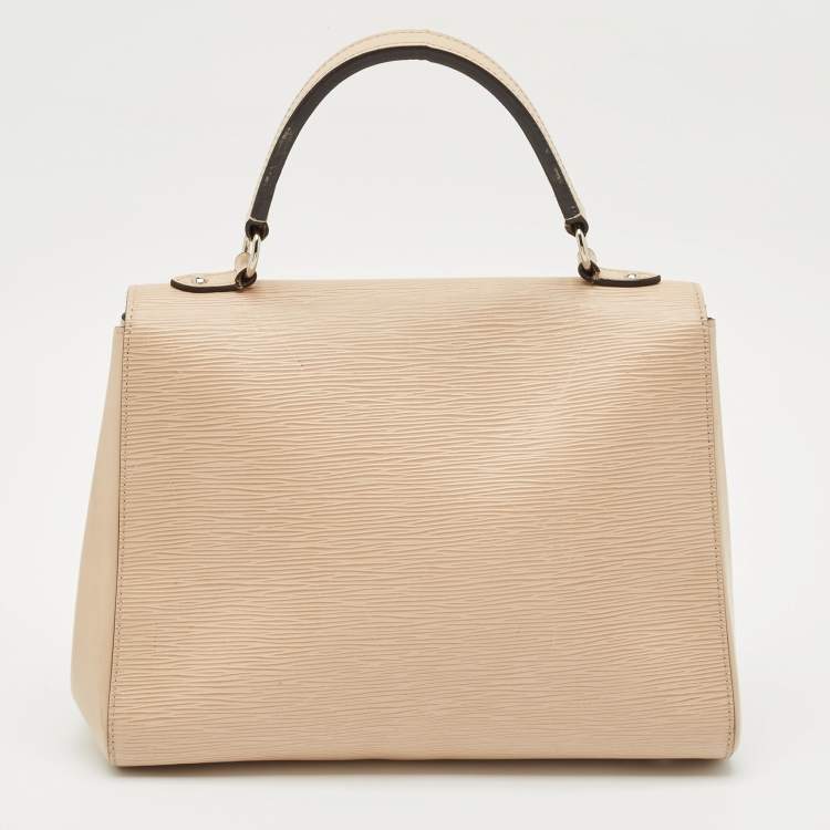 Pre Owned Louis Vuitton Beige Epi Leather Cluny MM Bag