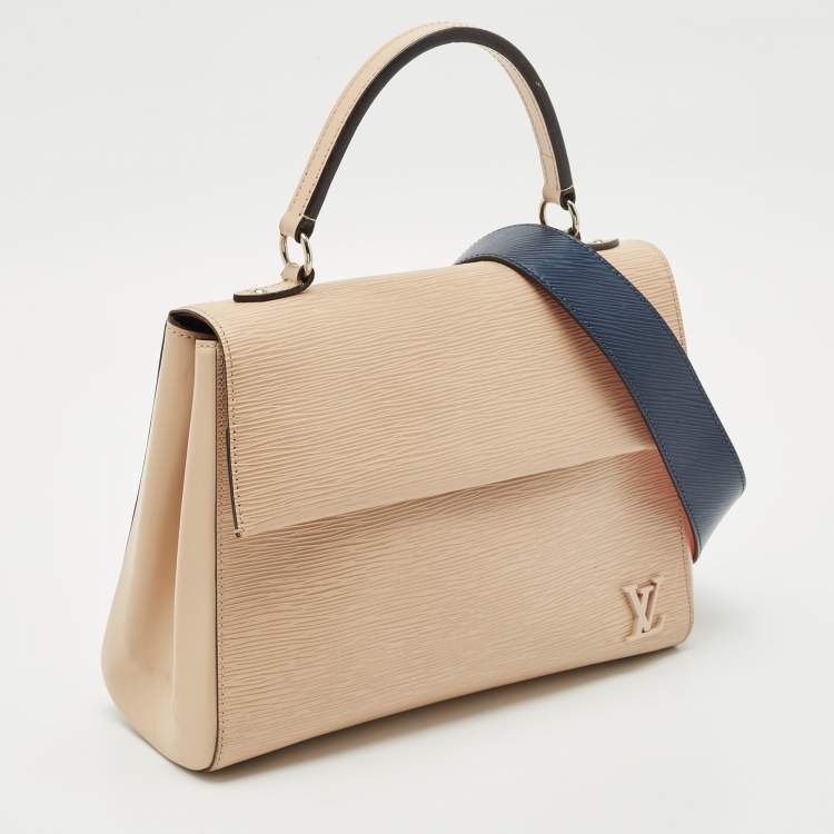 Pre Owned Louis Vuitton Beige Epi Leather Cluny MM Bag