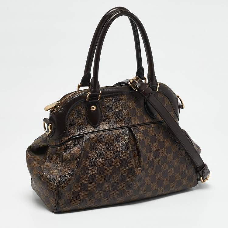 Pre Owned Louis Vuitton Damier Ebene Canvas Trevi PM Bag