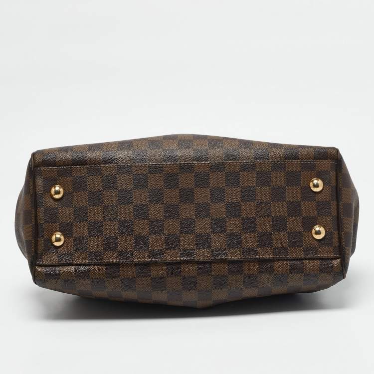 Pre Owned Louis Vuitton Damier Ebene Canvas Trevi PM Bag