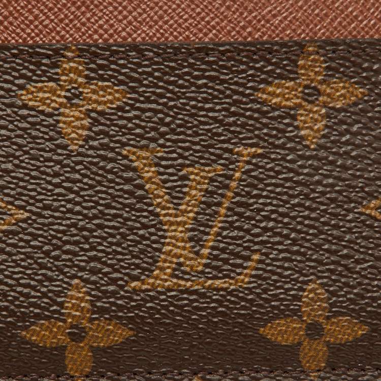 Pre Owned Louis Vuitton Armagnac Monogram Canvas Card Holder