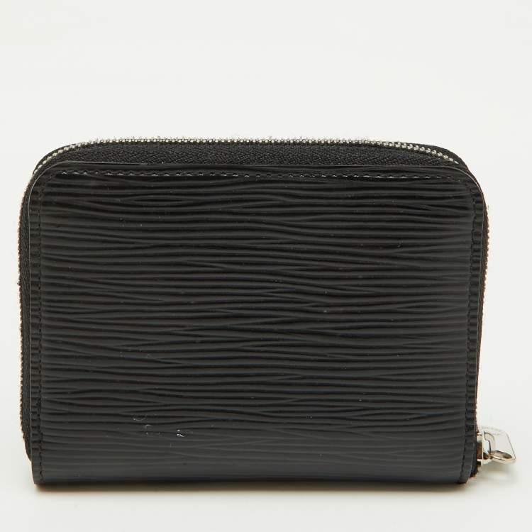 Pre Owned Louis Vuitton Black Epi Leather Zippy Coin Purse