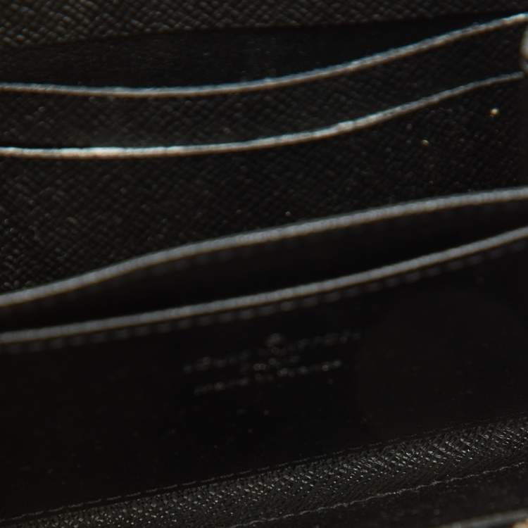 Pre Owned Louis Vuitton Black Epi Leather Zippy Coin Purse
