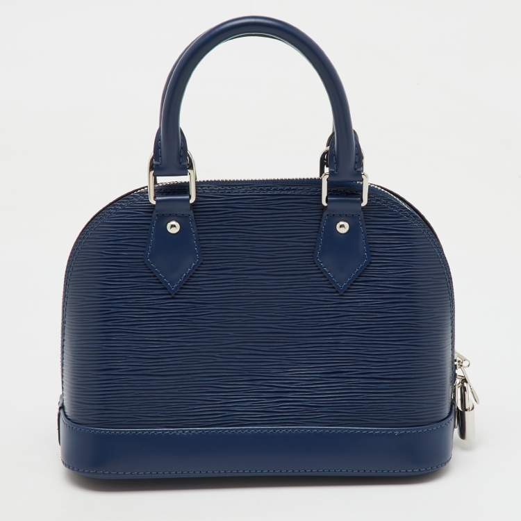 Pre Owned Louis Vuitton Indigo Epi Leather Alma BB Bag