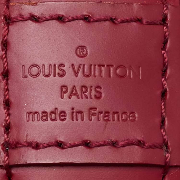 Pre Owned Louis Vuitton Fuchsia Epi Leather Alma BB Bag