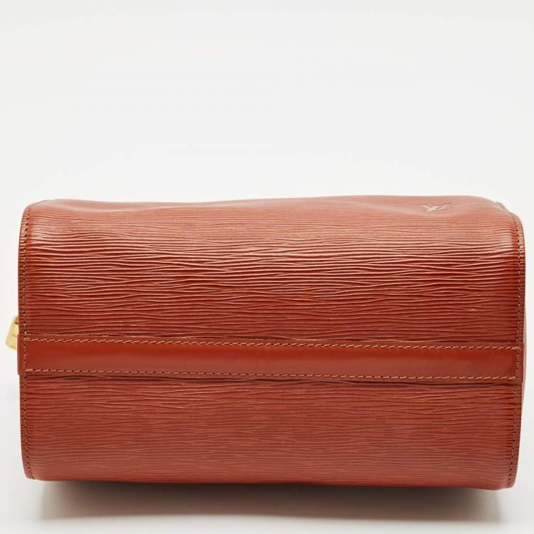 Pre Owned Louis Vuitton Cipango Gold Epi Leather Speedy 25 Bag