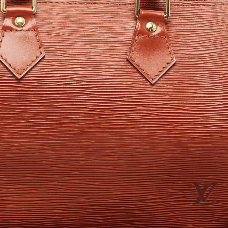 Pre Owned Louis Vuitton Cipango Gold Epi Leather Speedy 25 Bag