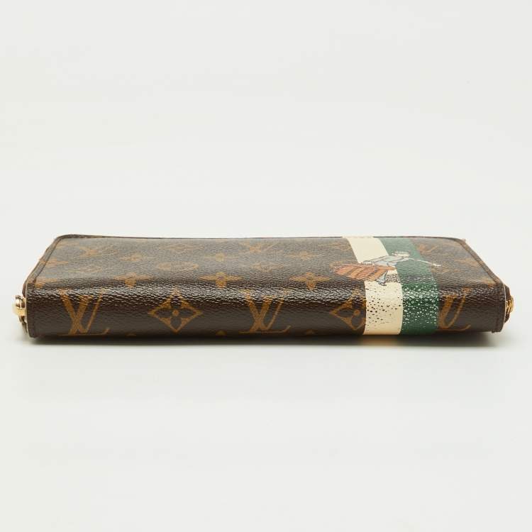 Pre Owned Louis Vuitton Monogram Canvas Groom Zippy Organiser