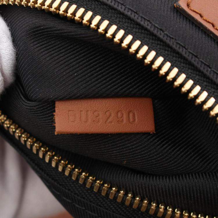 Pre Owned Louis Vuitton Brown/Beige Monogram Canvas Dauphine MM Shoulder Bag