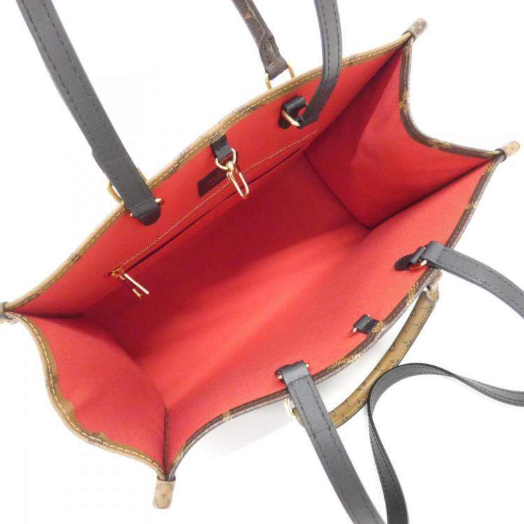 Pre Owned Louis Vuitton Brown Monogram Giant OnTheGo MM Handbag