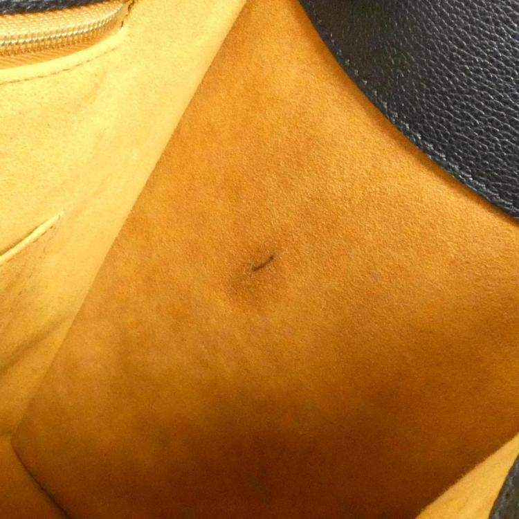 Pre Owned Louis Vuitton Black Monogram Empreinte OnTheGo GM Handbag