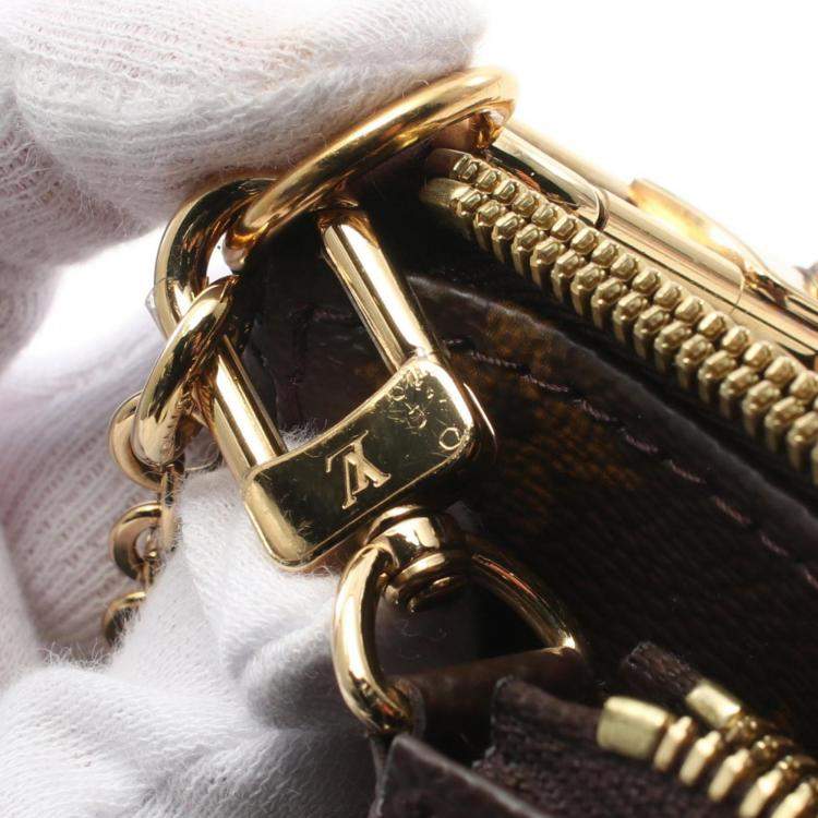 Pre Owned Louis Vuitton Brown Monogram Canvas Multi Pochette Accessoires Shoulder Bag