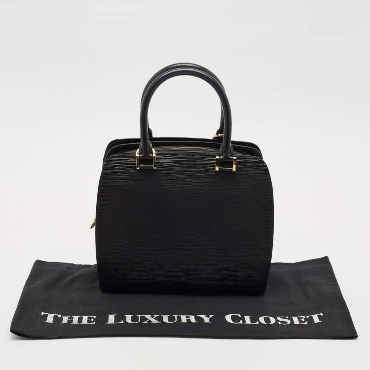 Pre Owned Louis Vuitton Black Epi Leather Pont Neuf PM Bag