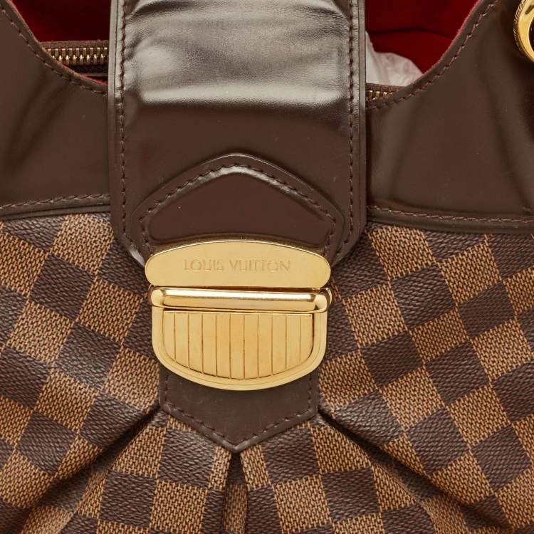 Pre Owned Louis Vuitton Damier Ebene Canvas Sistina GM Bag
