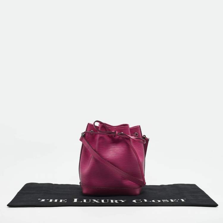 Pre Owned Louis Vuitton Pivoine Epi Leather Noe Nano Bag