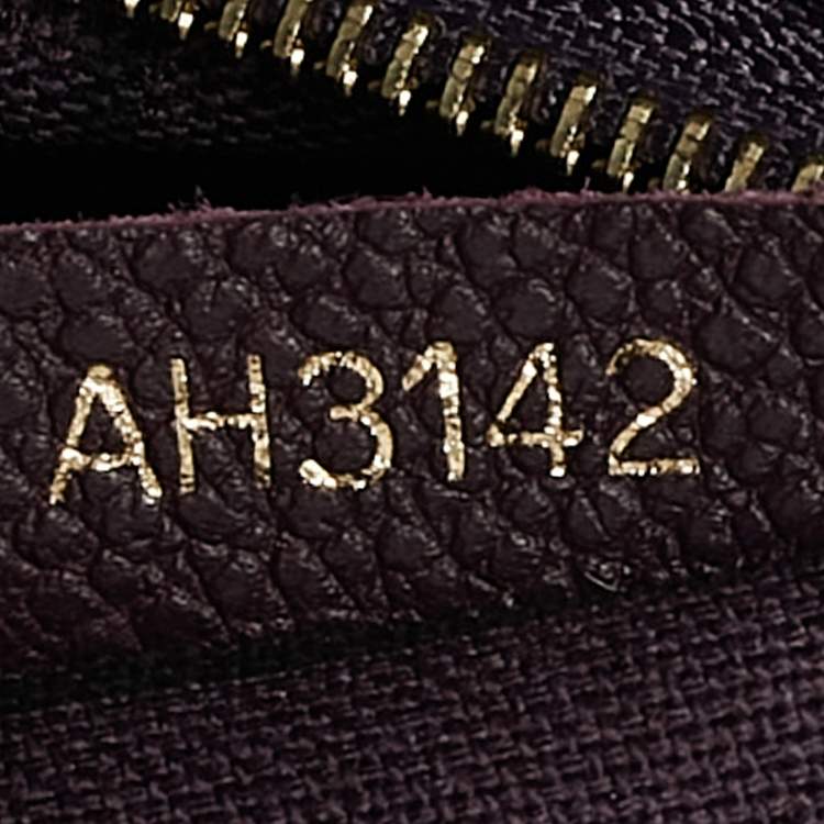 Pre Owned Louis Vuitton Aube Monogram Impreinte Leather Speedy 25 Bandouliere Bag