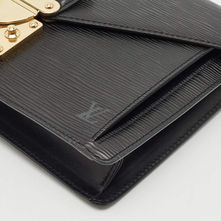 Pre Owned Louis Vuitton Black Epi Leather Sellier Dragonne Clutch