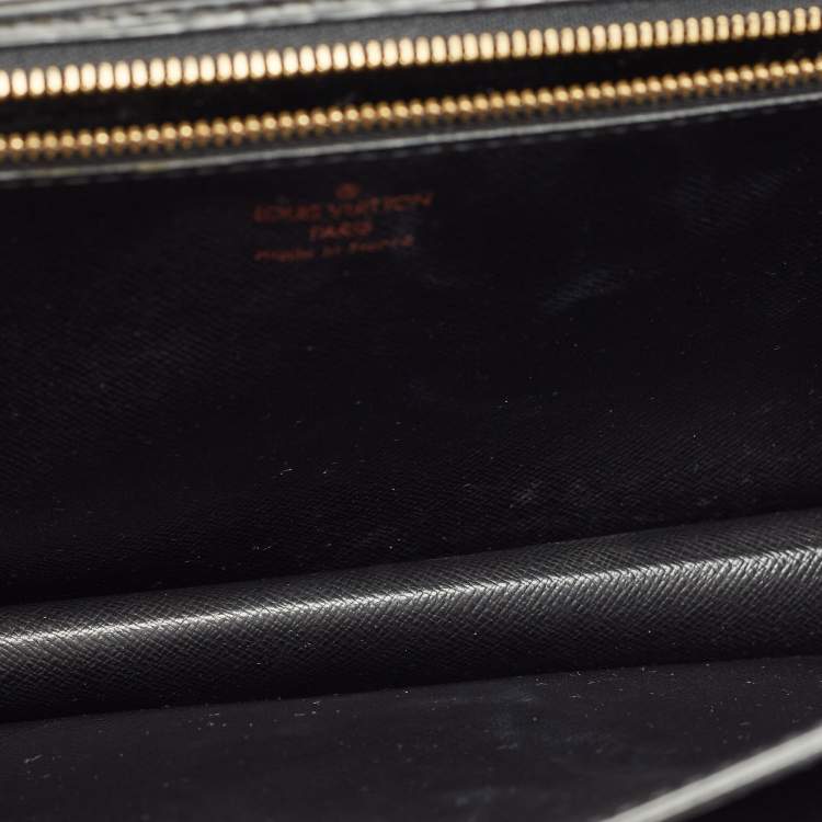 Pre Owned Louis Vuitton Black Epi Leather Sellier Dragonne Clutch
