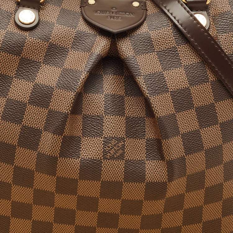 Pre Owned Louis Vuitton Damier Ebene Canvas Siena MM Bag