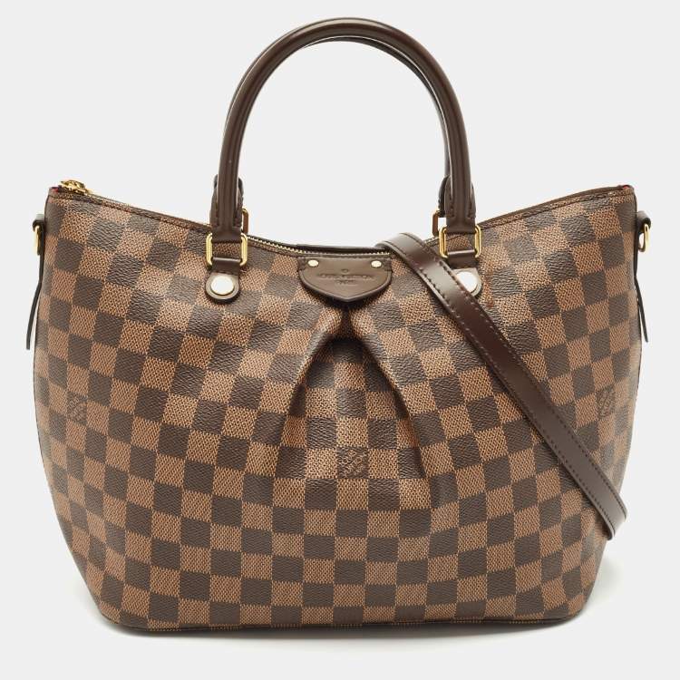 Pre Owned Louis Vuitton Damier Ebene Canvas Siena MM Bag