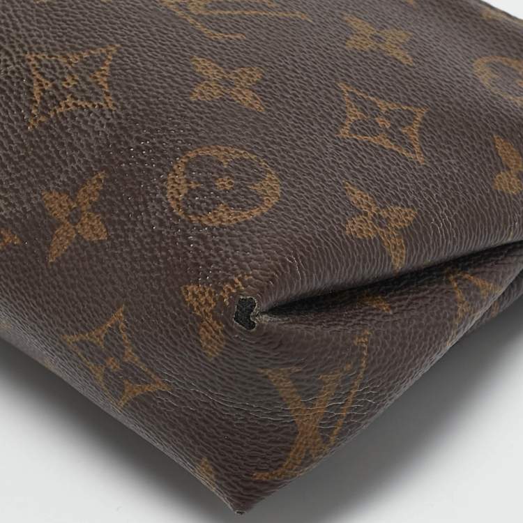 Pre Owned Louis Vuitton Black Monogram Canvas Pallas Chain Clutch