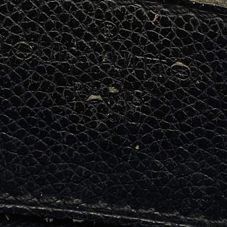 Pre Owned Louis Vuitton Black Monogram Canvas Pallas Chain Clutch