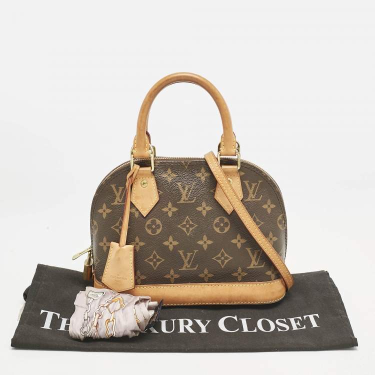 Pre Owned Louis Vuitton Monogram Canvas Alma BB Bag