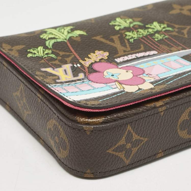 Pre Owned Louis Vuitton Monogram Canvas Limited Edition Vivienne Felicie Pochette Bag