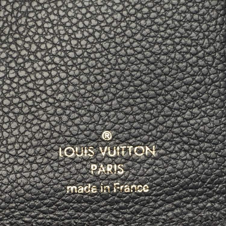 Pre Owned Louis Vuitton Black Empreinte Leather Victorine Wallet