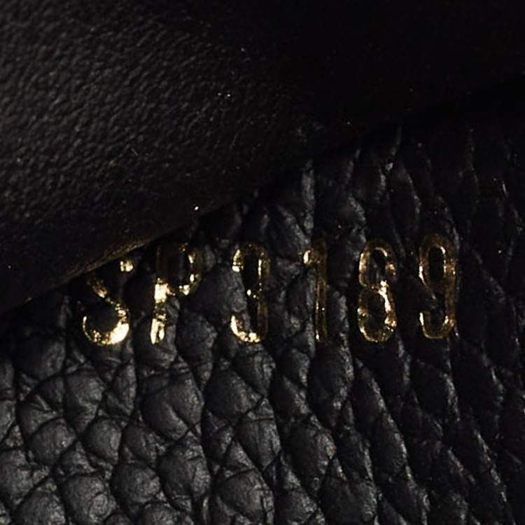 Pre Owned Louis Vuitton Black Empreinte Leather Victorine Wallet