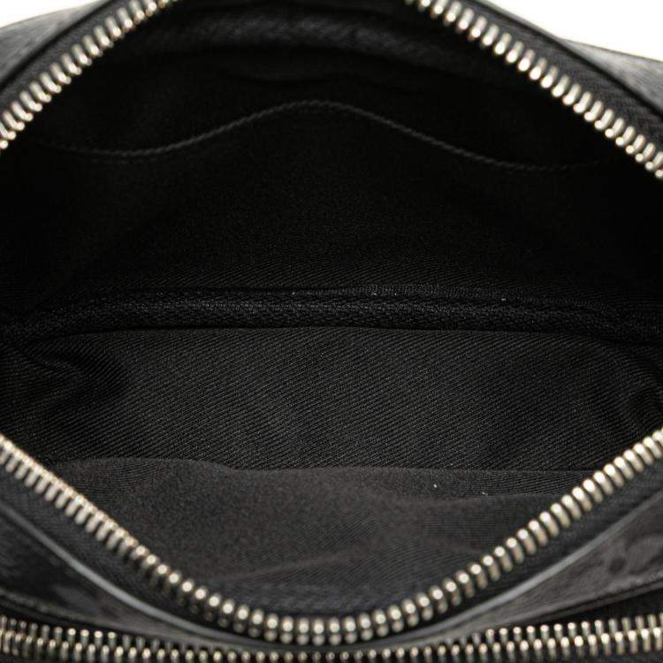 Pre Owned Louis Vuitton Black Monogram Eclipse Taigarama Outdoor Pouch