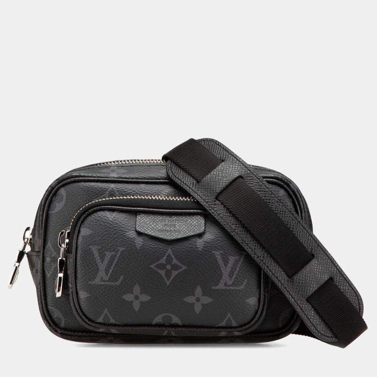 Pre Owned Louis Vuitton Black Monogram Eclipse Taigarama Outdoor Pouch