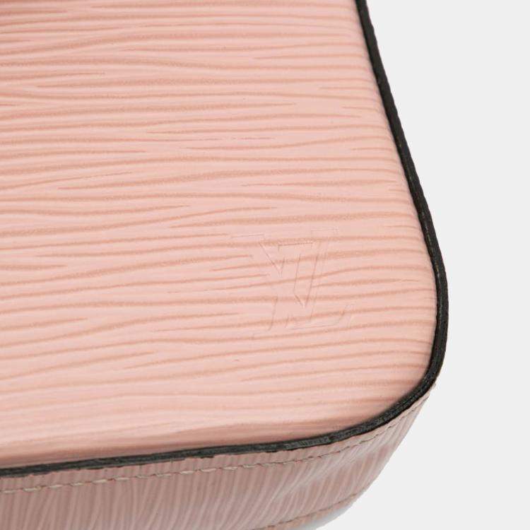 Pre Owned Louis Vuitton Pink Epi Pochette Felicie