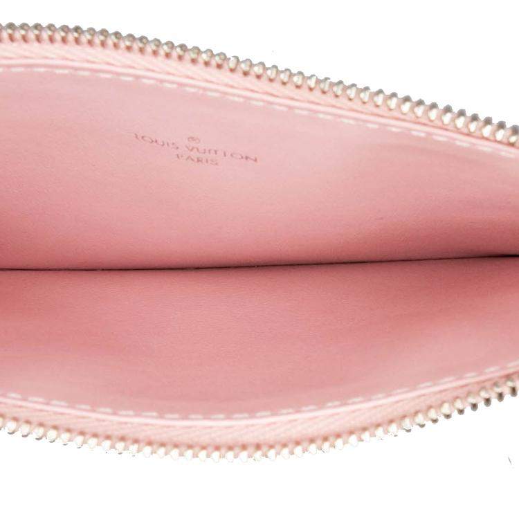 Pre Owned Louis Vuitton Pink Epi Pochette Felicie