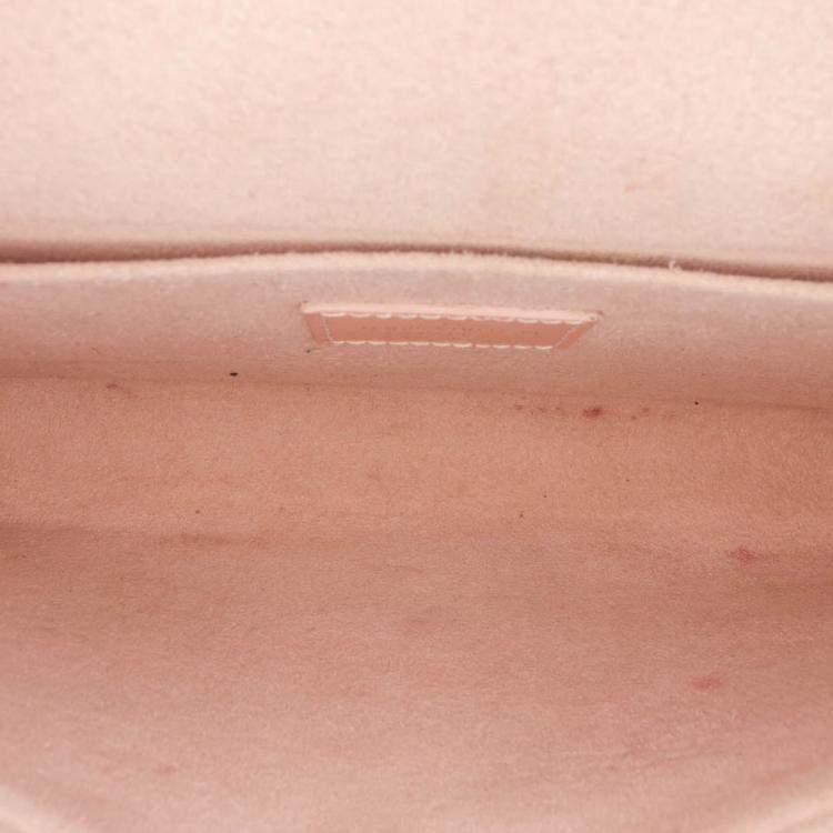 Pre Owned Louis Vuitton Pink Epi Pochette Felicie
