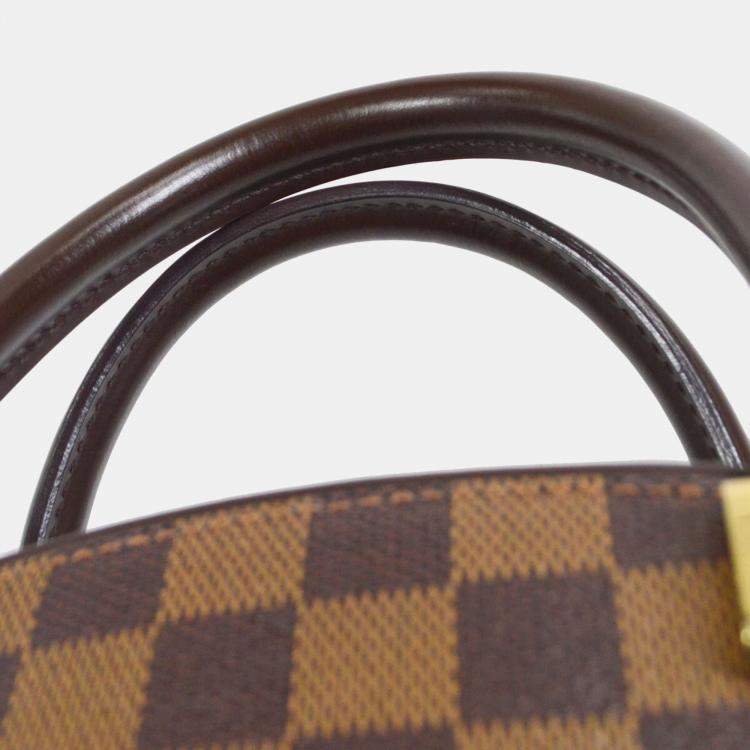 Pre Owned Louis Vuitton Brown Damier Ebene Canvas Sarria Seau Handbag