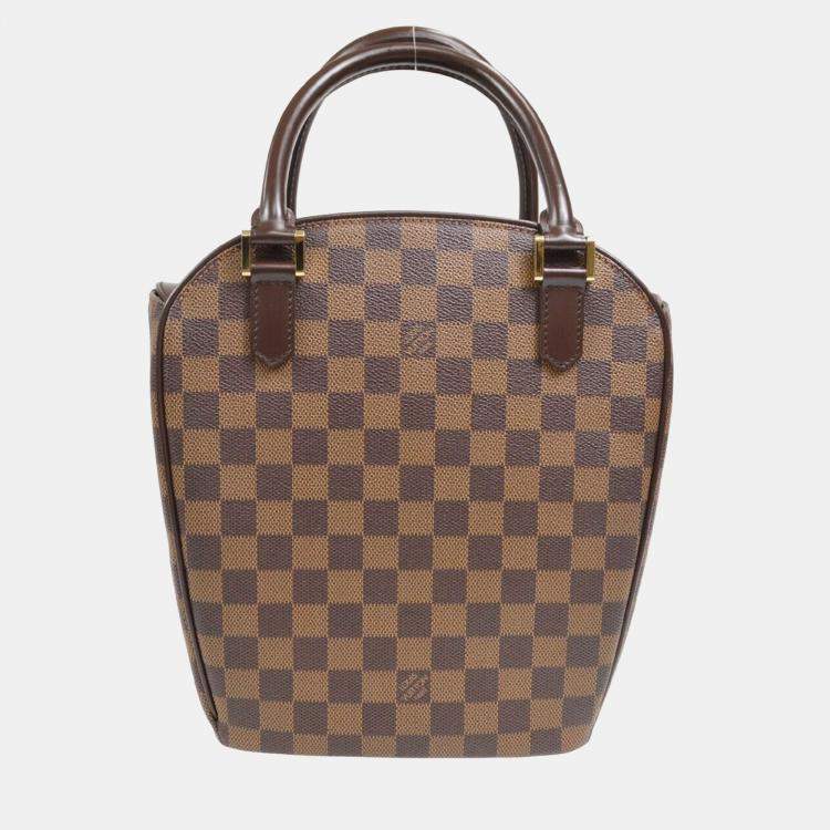 Pre Owned Louis Vuitton Brown Damier Ebene Canvas Sarria Seau Handbag