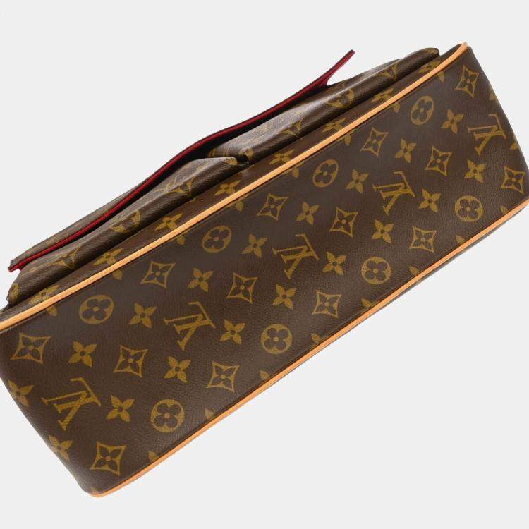Pre Owned Louis Vuitton Brown Monogram Multipli Cite Tote Bag