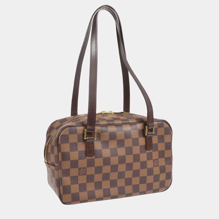 Pre Owned Louis Vuitton Brown Damier Cite MM Handbag