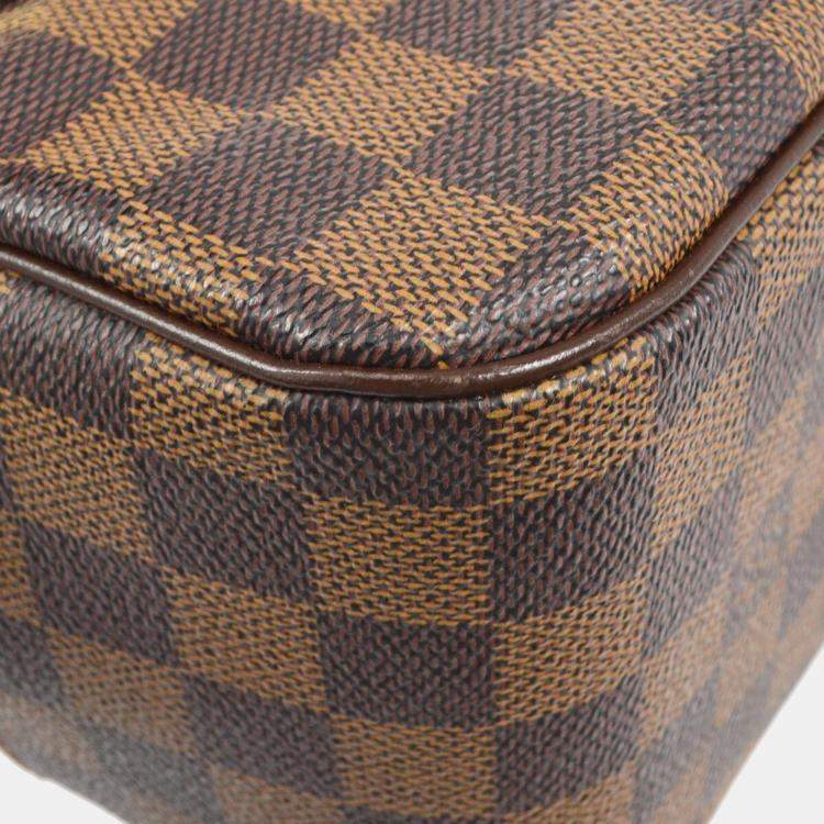 Pre Owned Louis Vuitton Brown Damier Cite MM Handbag
